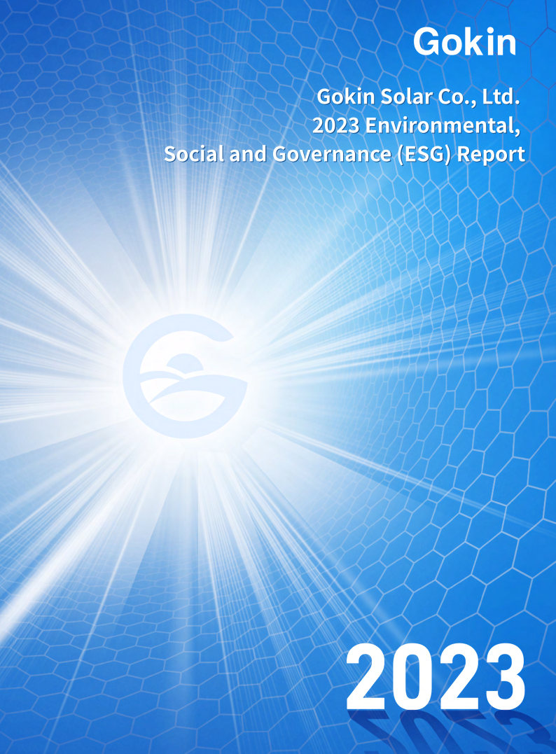 Gokin Solar ESG-Bericht 2023